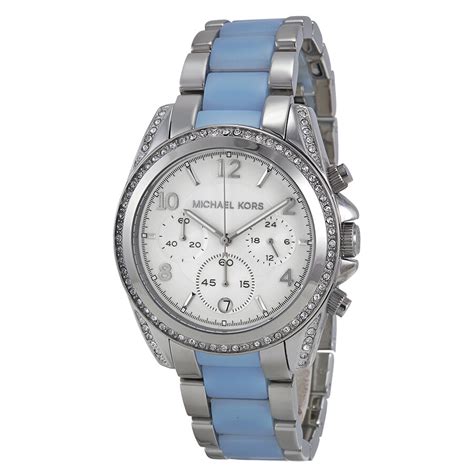 blair michael kors watch silver|Michael Kors Blair Watch in Silver .